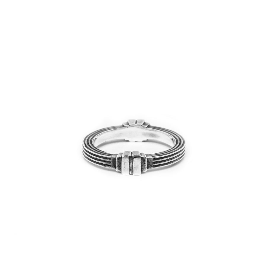 "Colonne Carré" Ring-Tant-d-Avenir