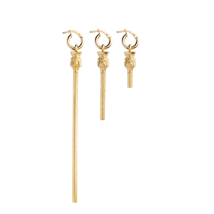 "Colonne Cleopatra AD Vermeil"Earring-Tant-d-Avenir