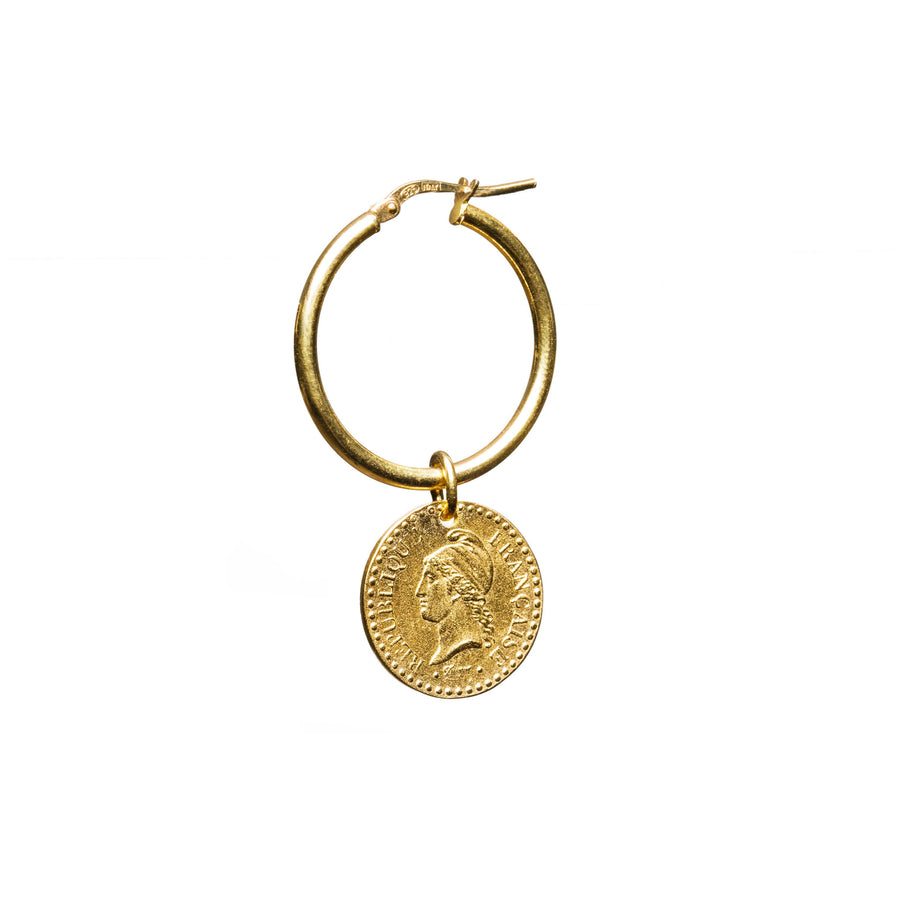 "La Marianne Vermeil" Earring-Tant-d-Avenir