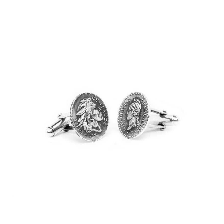 "Pièces" Cufflinks-Tant-d-Avenir
